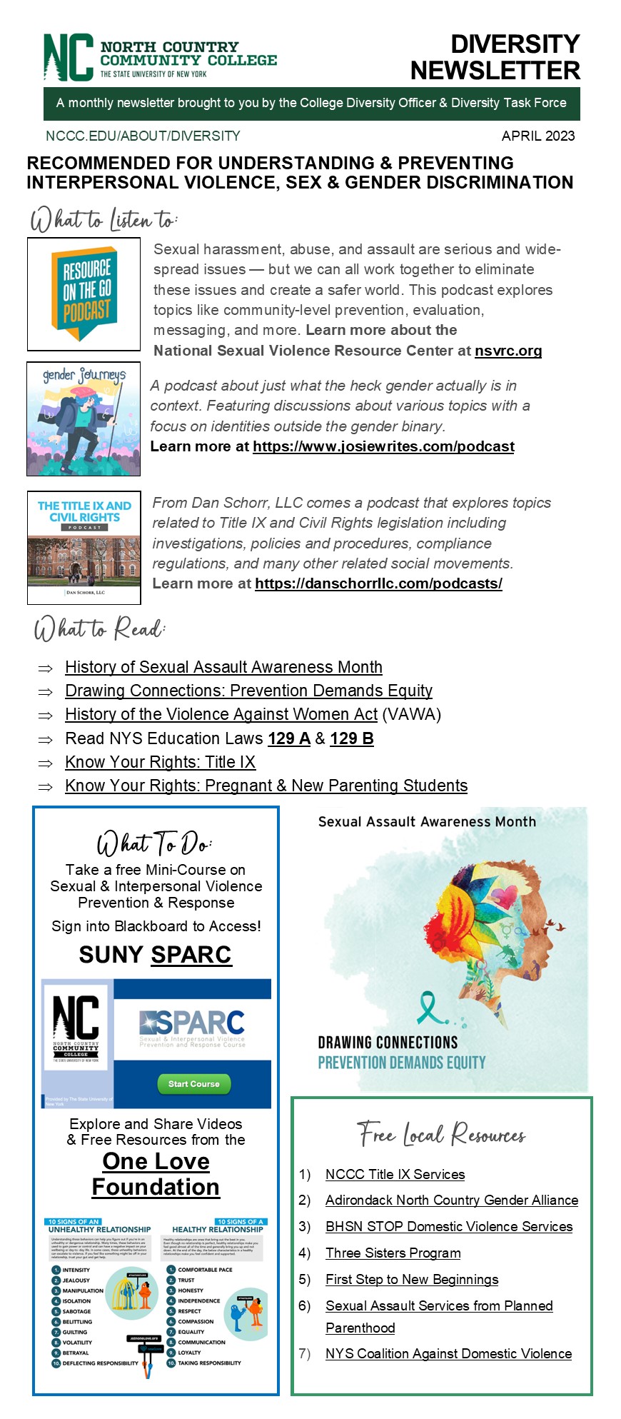 Thumbnail image of Diversity Newsletter