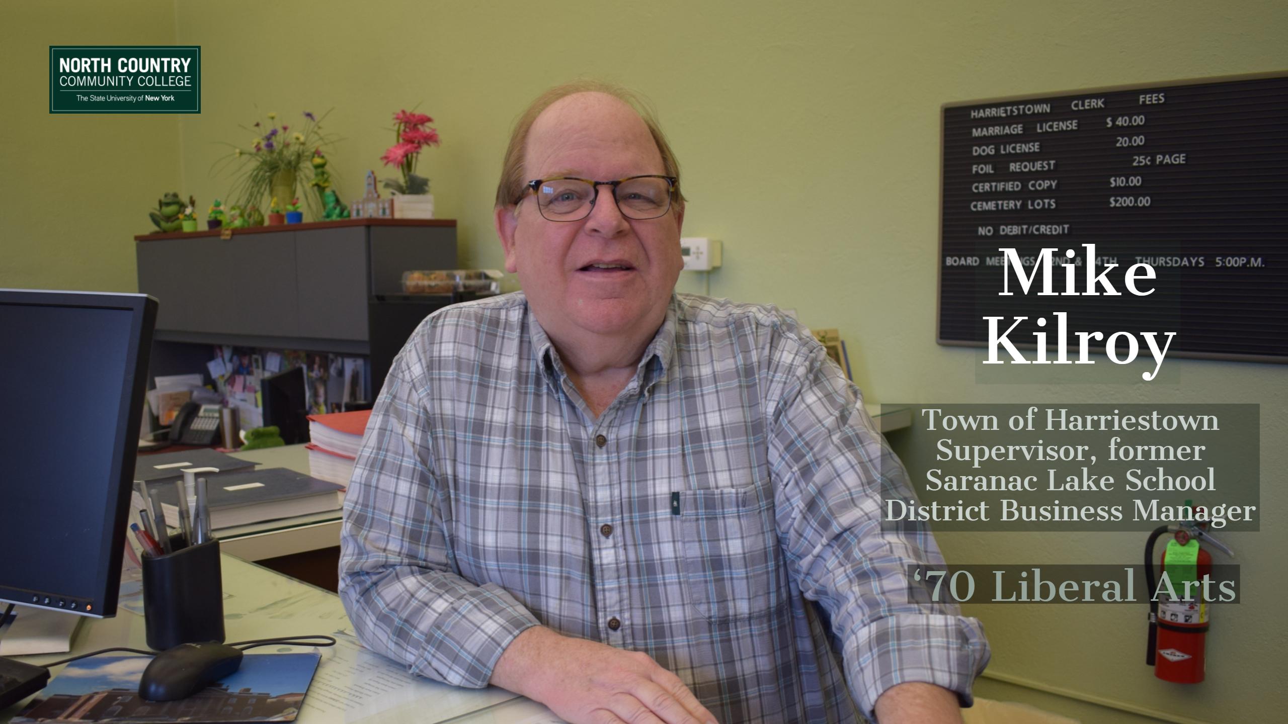 Mike Kilroy Supervisor, Town of Harrietstown