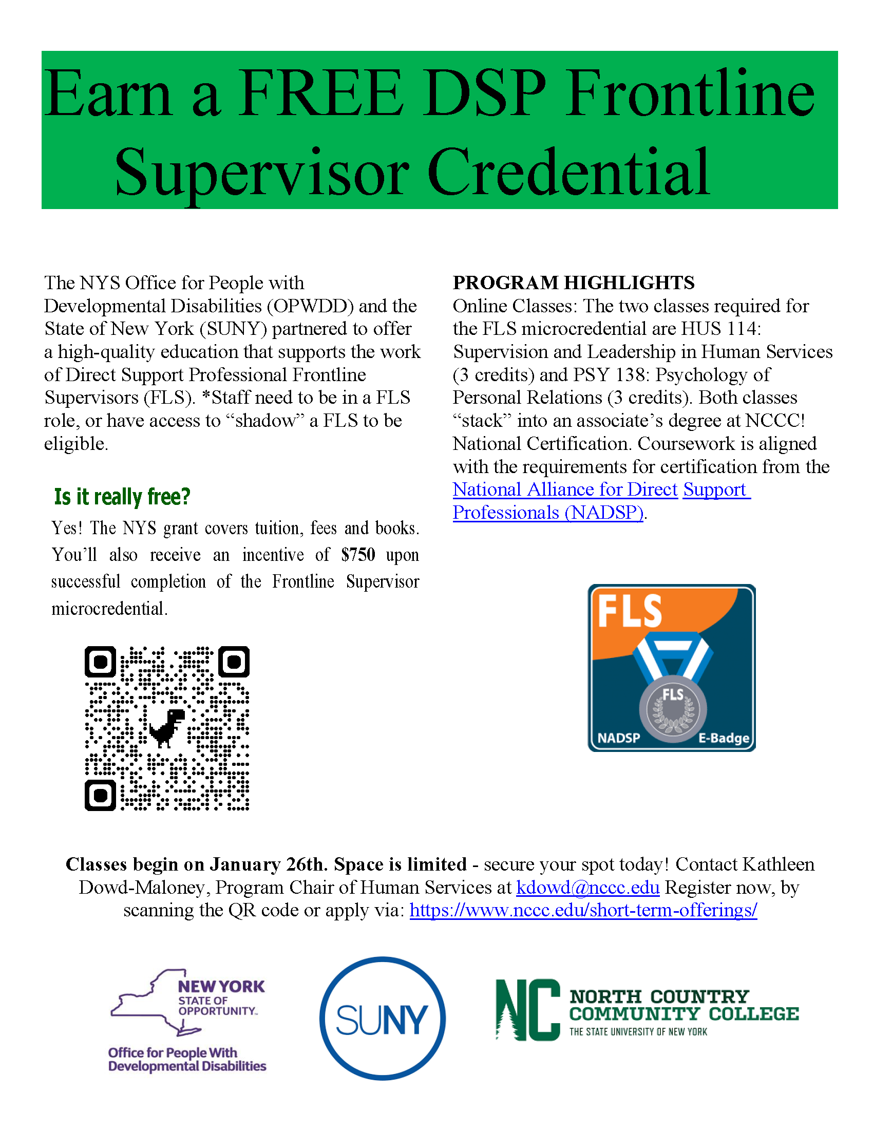 Learn more about the Frontline Supervisor Microcredential A flyer describing details of the frontline supervisor microcredential program