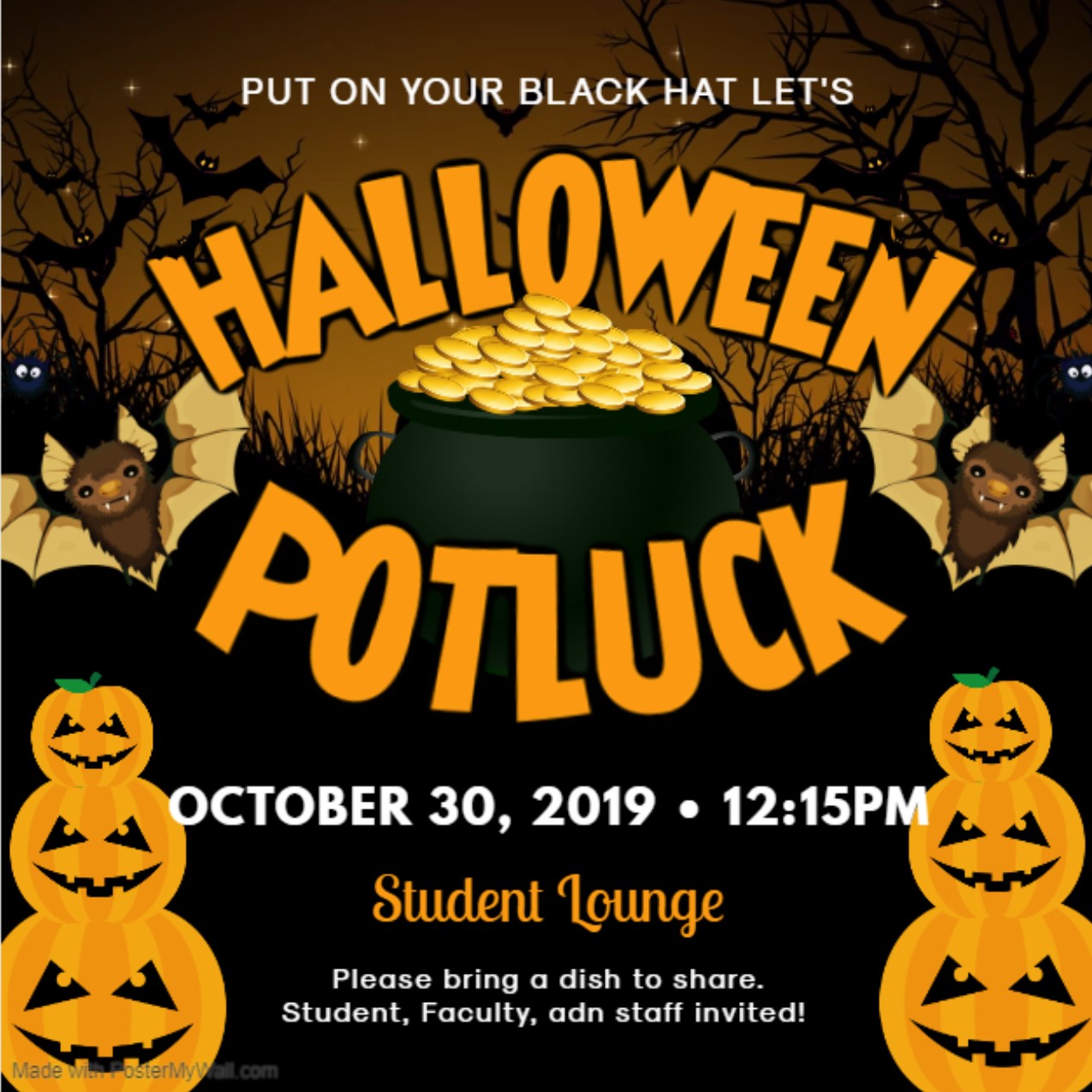 Ticonderoga Halloween Pot Luck