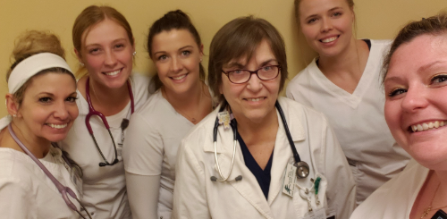 Nursing Students at NCCC Malone