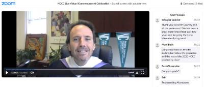 President Keegan leads Virtual Commencement