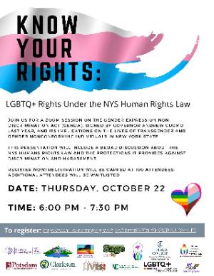 LGBTQ+ Rights Under the NYS Human Rights Session