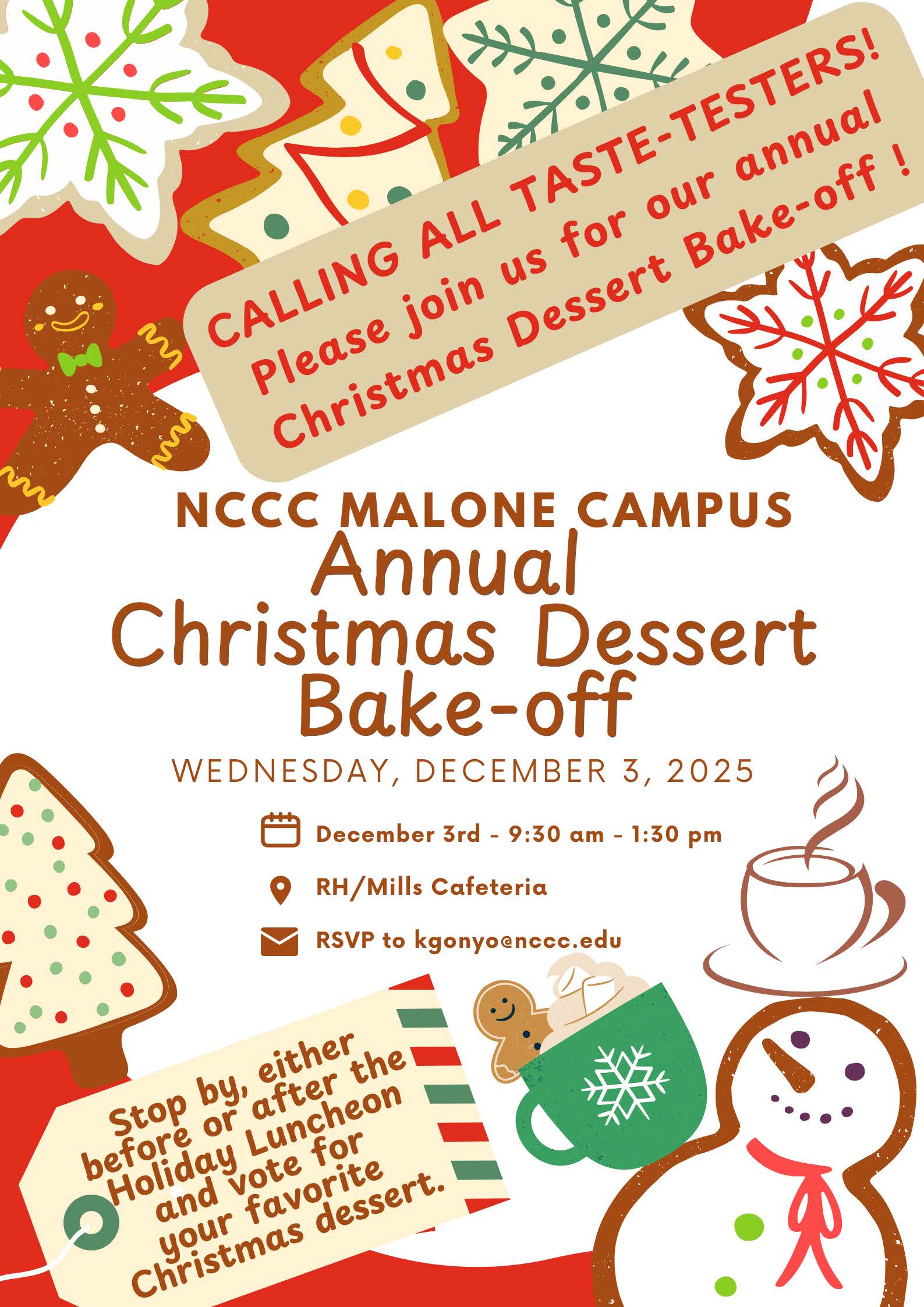 Christmas Dessert Bake-Off 