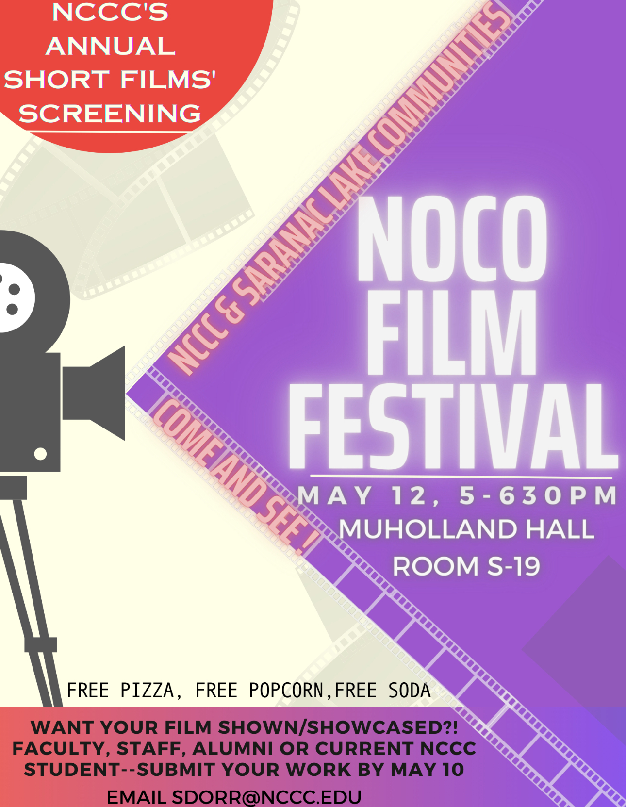 A flyer describing the NoCo Film Festival
