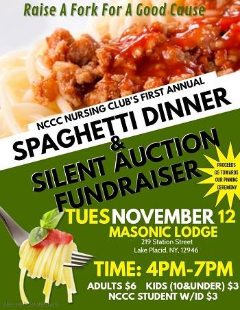 Nursing Club Spaghetti Dinner