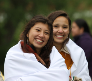 The short film Ohero:Kon (Under the Husk) follows the journey of Kaienkwinehtha and Kasennakohe as they take part in their traditional passage rites to become Mohawk Women. 