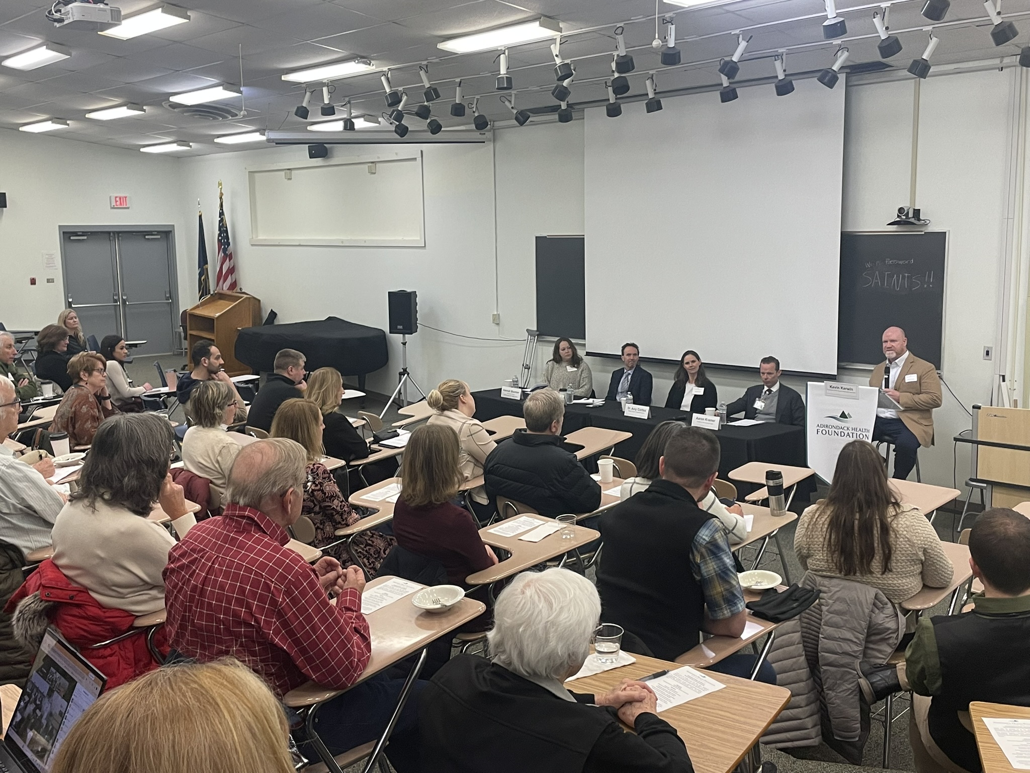 The college welcomed more than 90 people to our Saranac Lake campus last Friday for the Adirondack Health Foundation's Rural Healthcare Symposium. 