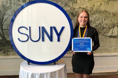 Alicia Cook, SUNY Chancellor's Award