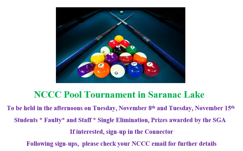 Pool Tournament (Saranac Lake)