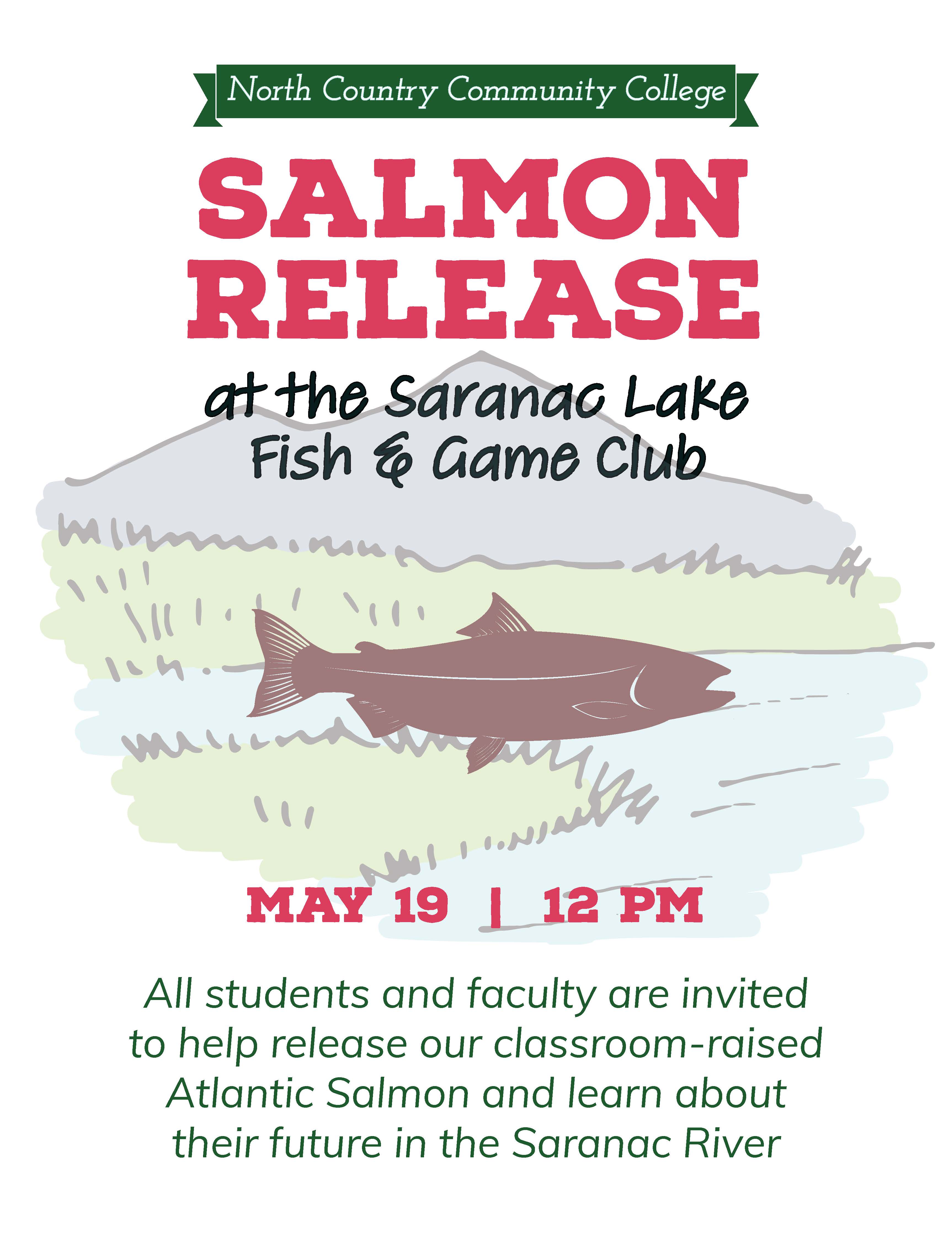 Salmon Release at Saranac Lake Fish & Game Club