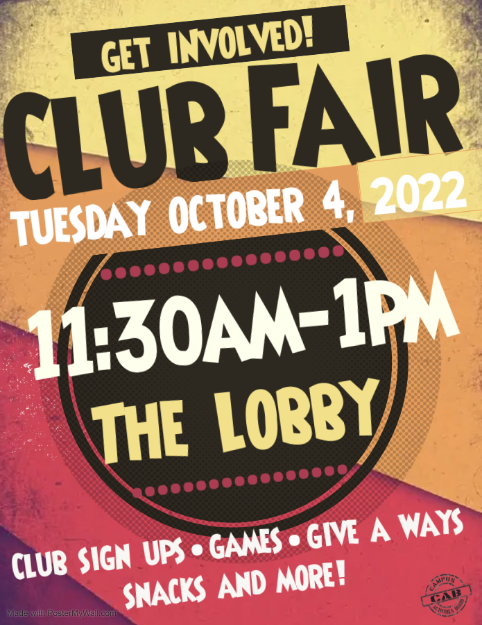 Ticonderoga Campus Club Fair and SGA Elections