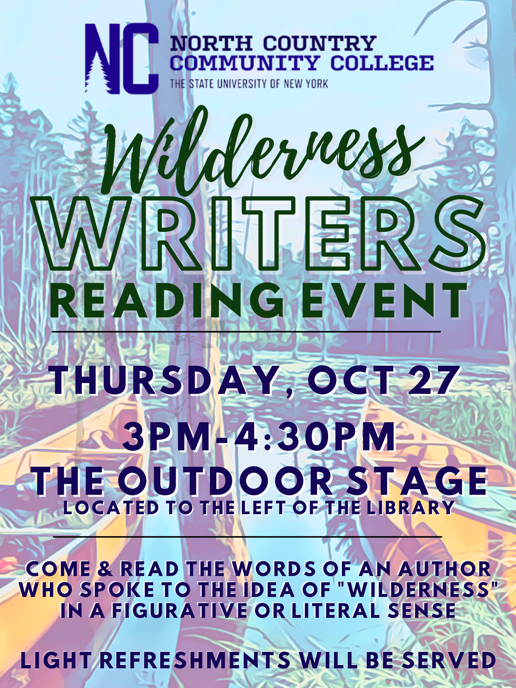 Wilderness Writers Reading Event