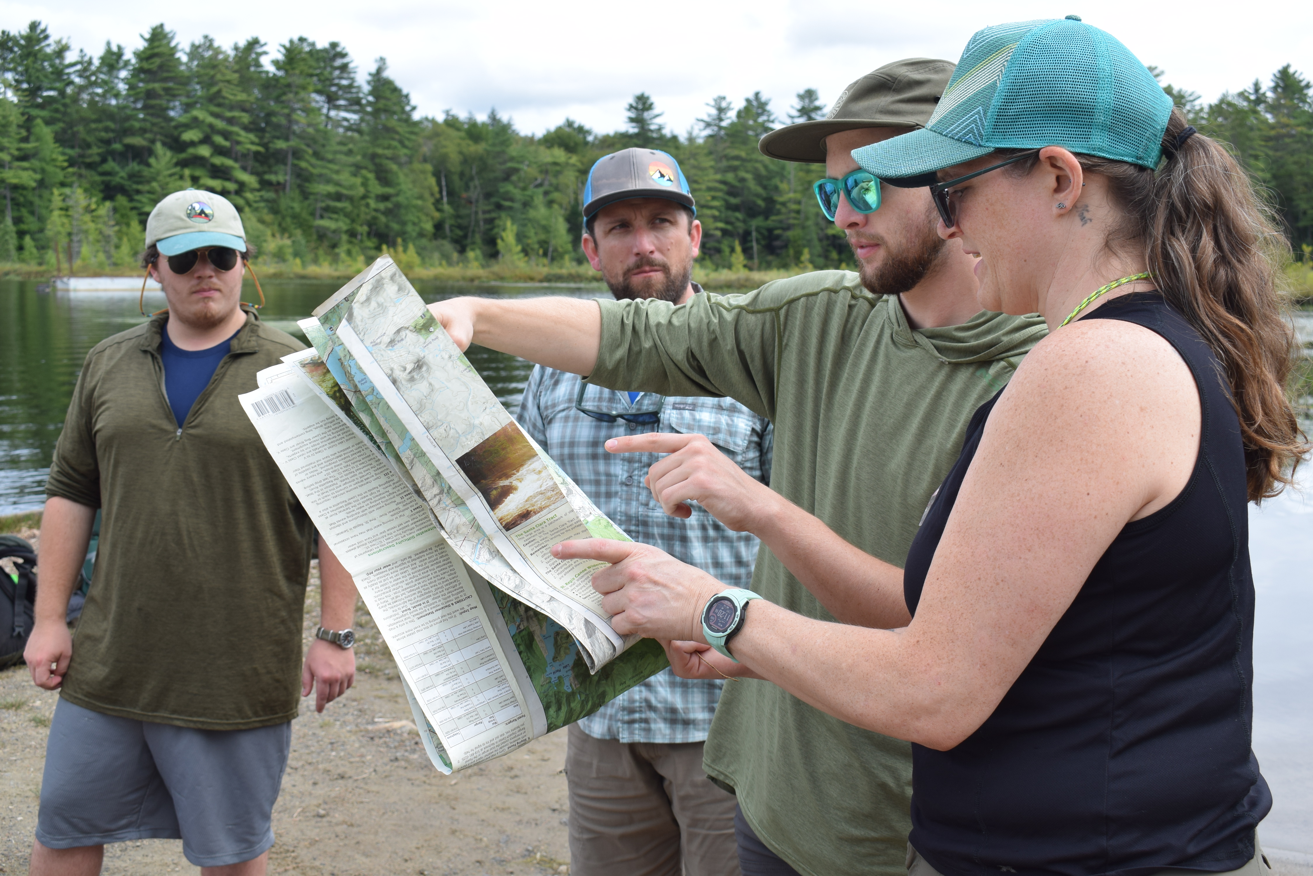 WRL students started their 24-day Adirondack expedition on Wednesday as they paddled out from Upper St. Regis Lake. 