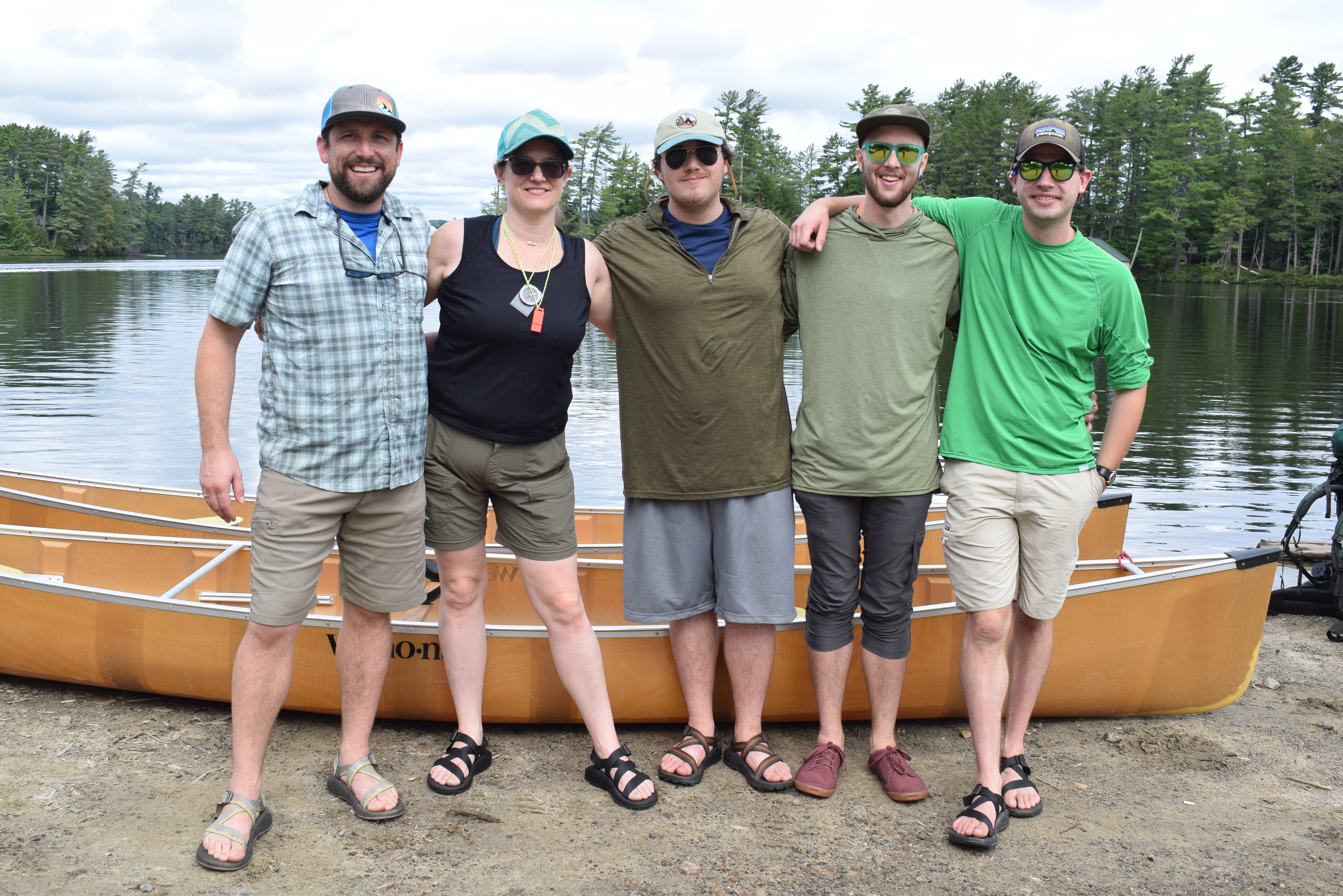WRL students started their 24-day Adirondack expedition on Wednesday as they paddled out from Upper St. Regis Lake.